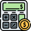 Wise women calculator business icon finances money management