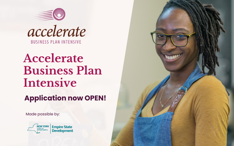 Accelerate Business Plan Intensive Spring 2026 Application now open