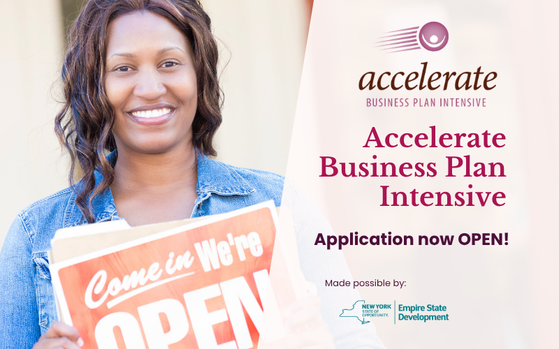 Business Plan Intensive Application is open now